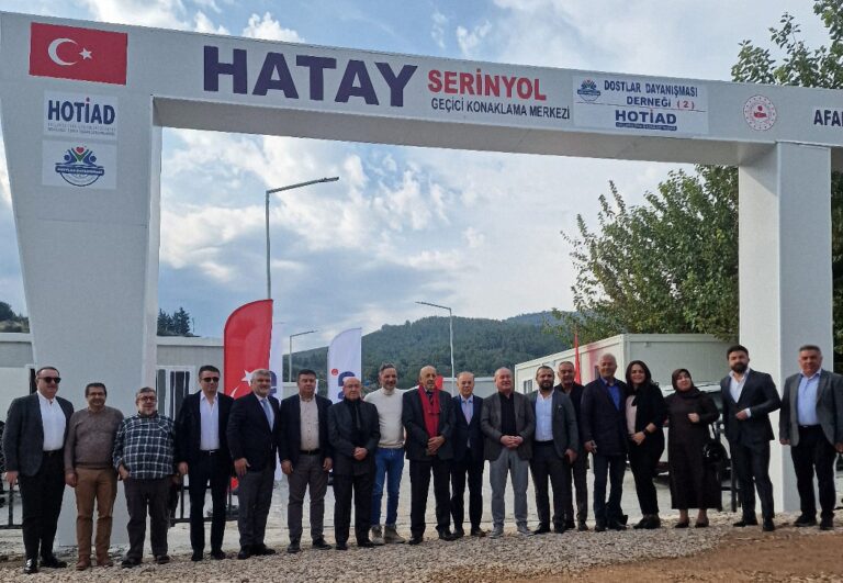 HOTİAD`DAN HATAY VE ÇEVRESİNE 102 KONTEYNER EV