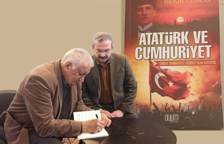 EMEKLİ EĞİTİMCİ BEKİR CEBECİ NİN ATATÜRK VE CUMHURİYET ADLI KİTABI ÇIKTI