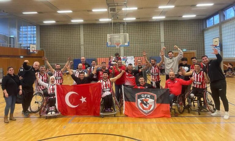 Gazişehir Gaziantep Tekerlekli Sandalye Basketbol Takımı Münih’te ŞAMPİYON OLDU