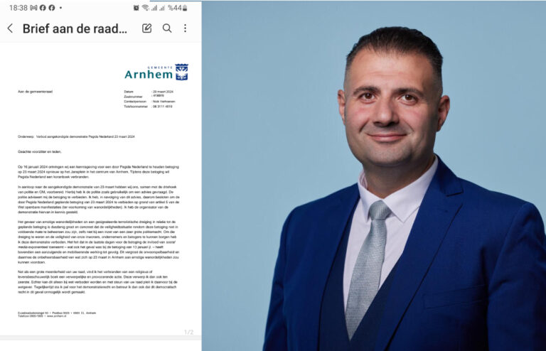 ARNHEM BELEDİYE BAŞKANI KURAN YAKMA EYLEMİNİN YASAKLANDIĞINI AÇIKLADI
