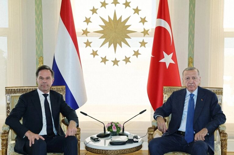 Cumhurbaşkanı Recep Tayyip Erdoğan, Hollanda Başbakanı Mark Rutte ile görüştü.