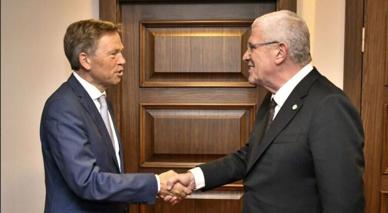 İYİ Parti Genel Başkanı Müsavat Dervişoğlu, Hollanda Büyükelçisi ile Görüştü