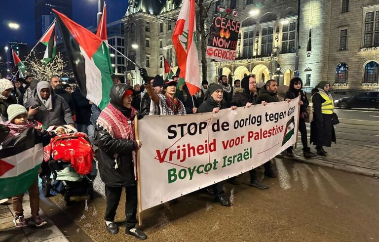 rotterdam filistin eylem (1)
