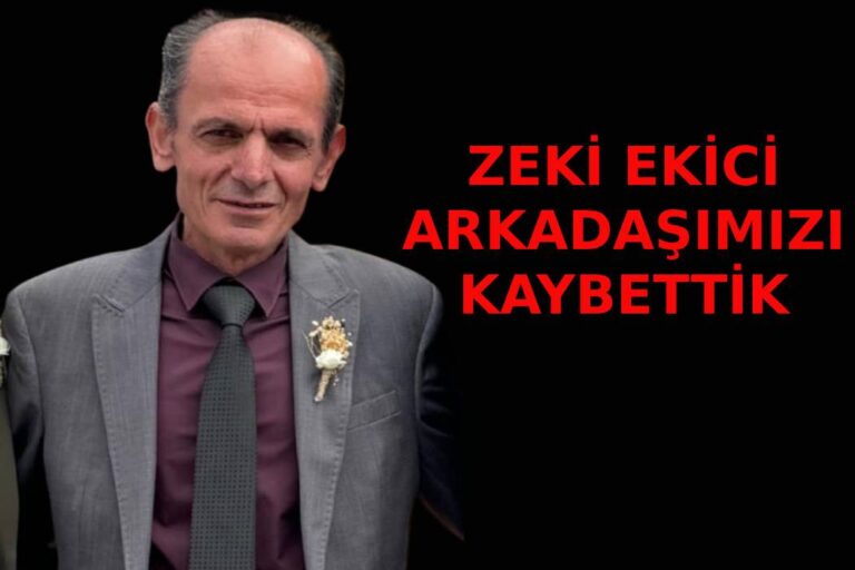 zeki ekiciyi kaybettik