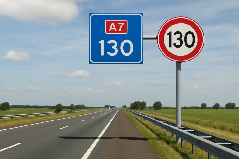 Hollanda’da Bazı Yollarda Pazartesi Gününden İtibaren Gündüz 130 km/s Hızla Gitmek Serbest Olacak