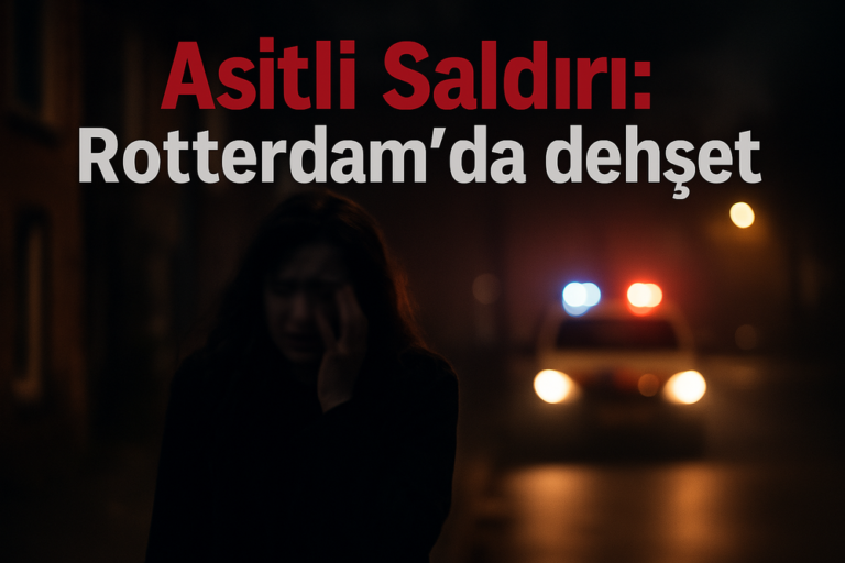 Rotterdam’da Kadına Asitli Saldırı: Baş Fail İçin 6 Yıl Hapis Cezası Talebi