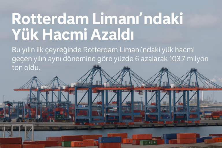 Rotterdam Limanı’ndaki Yük Hacmi Azaldı