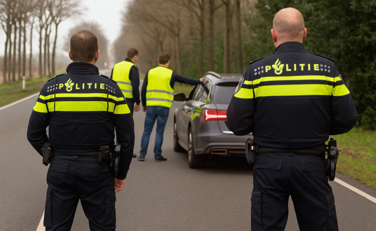 hollanda da vatandaşlar yol kest