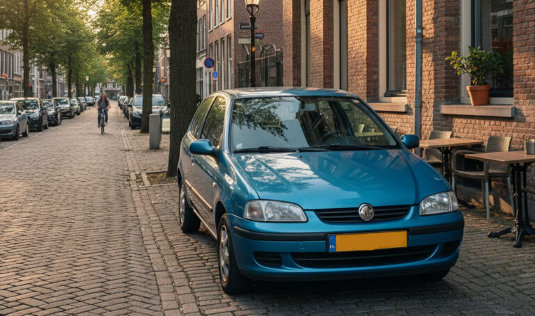 kaldırıma park eden araç (1)