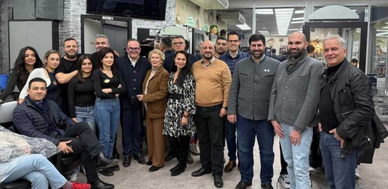 Baumgärtner den Münih te Türk esnaf ziyareti