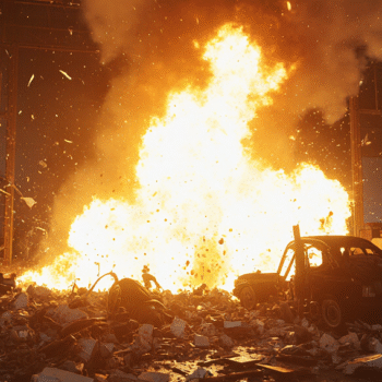 rotterdam da garajda patlama