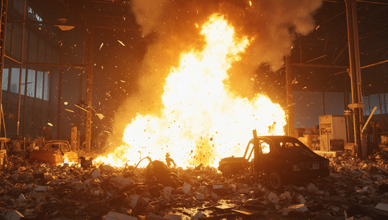 rotterdam da garajda patlama