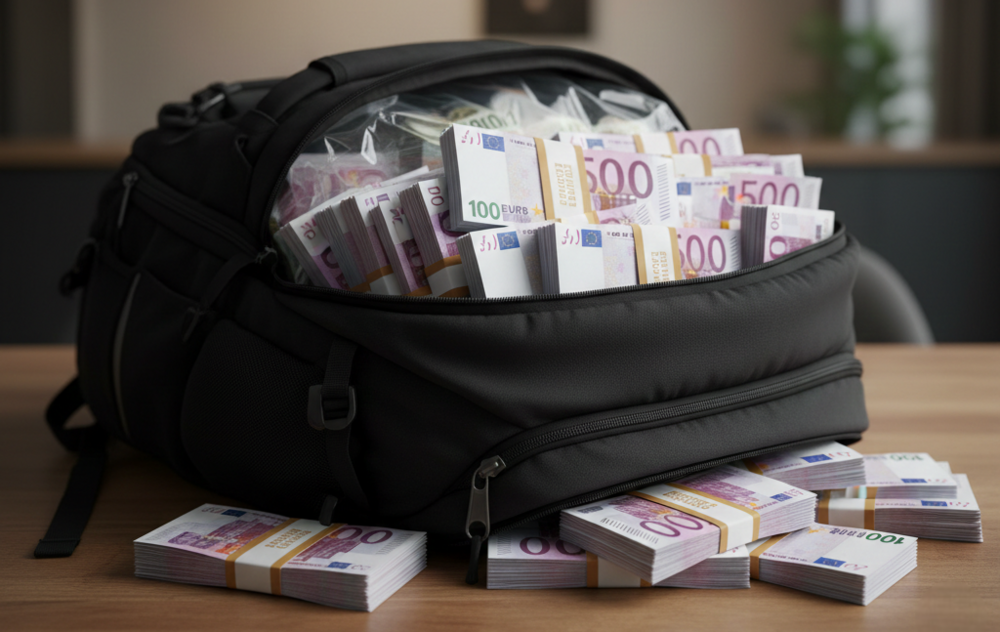 çantadan 100 bin euro çıktı-1 (1)