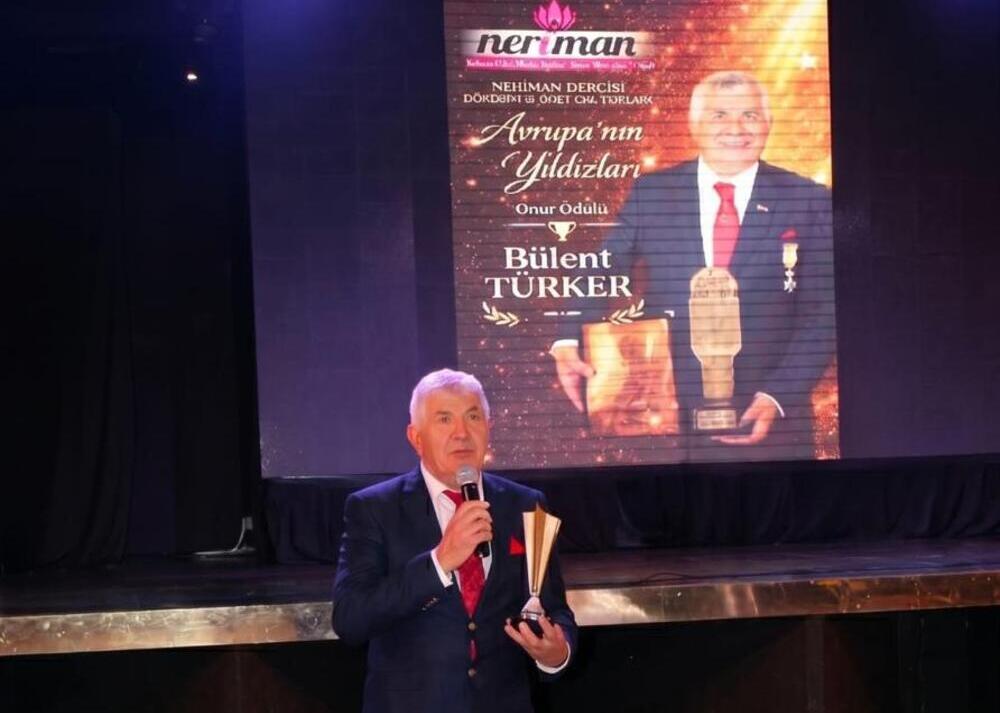 Gurur Veren Başarı: Bülent Türker’e Avrupa’dan “Onur Ödülü”