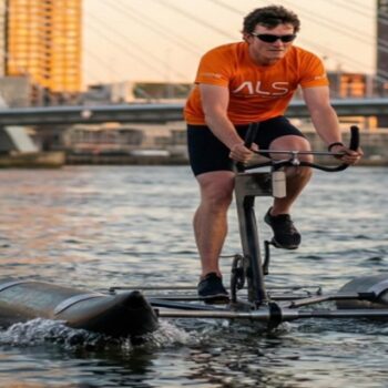 Rotterdamse strijd op het water voor zenuw/spierziekte ALS