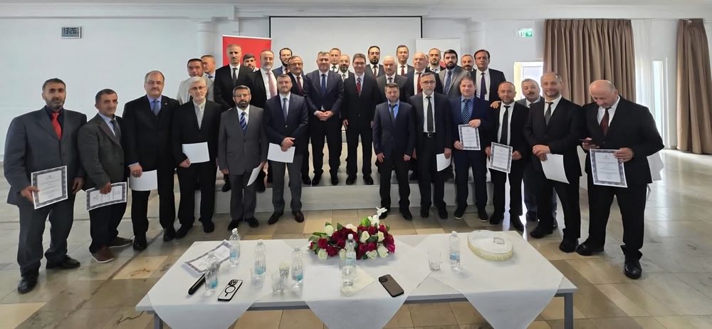 GURBETE HİZMET EDEN DİN GÖREVLİLERİNE MÜNİH’TE VEFA