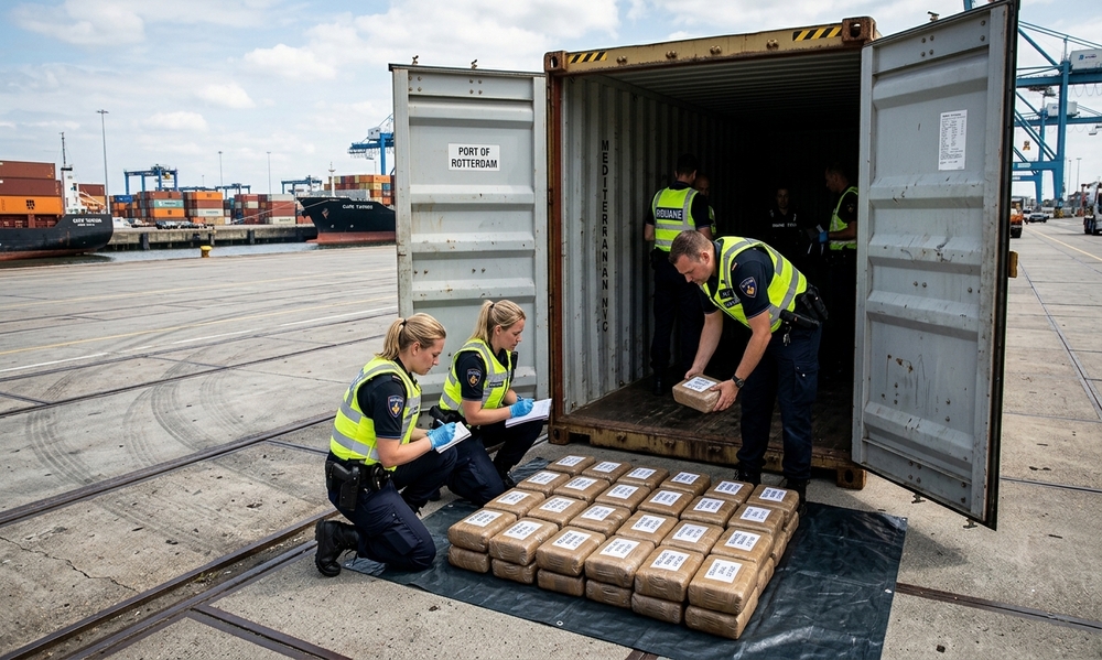 Rotterdam Limanı’nda 20 Kilo Kokain Ele Geçirildi