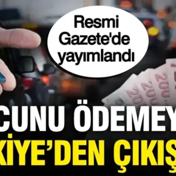 borcunu öde