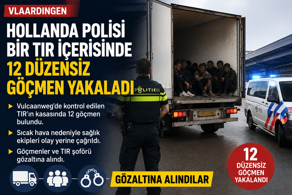 vlaardingen de 12 göçmen yakalan