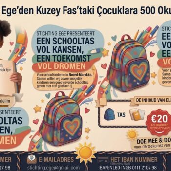 kuzey fas lı çocuklara okul çant