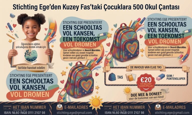 kuzey fas lı çocuklara okul çant