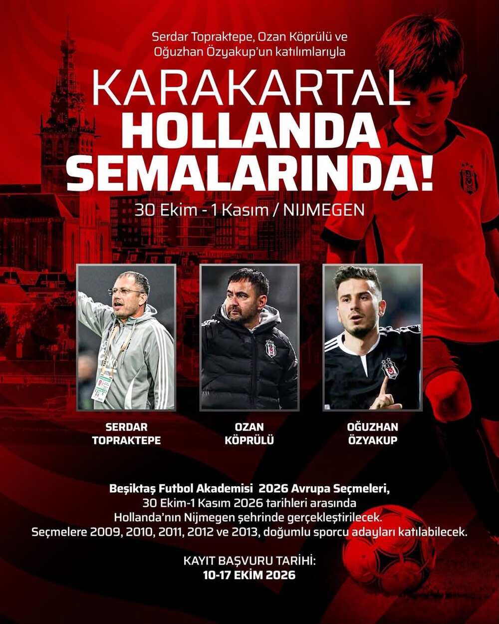 FUTBOL AŞIĞI GENÇLER, BU FIRSAT SİZİN İÇİN!